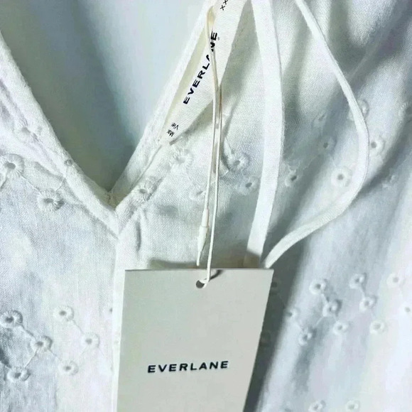 NWT! Everlane The Linen Eyelet Maxi Dress - Picture 7 of 10